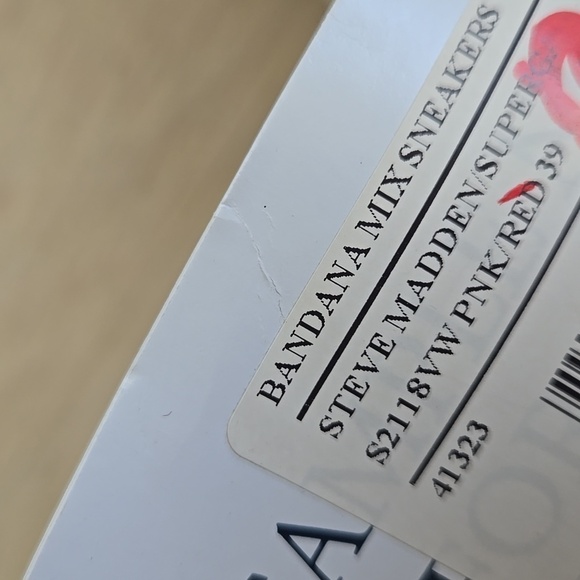 Superga Bandana Mix Sneakers Pink and Red NWT - Picture 11 of 13